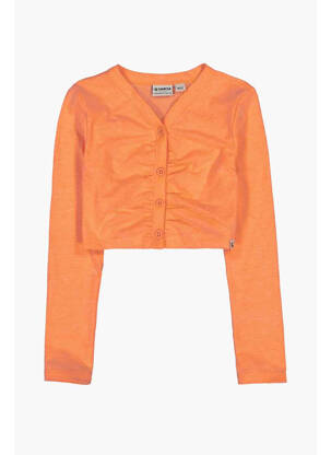Gilet manches longues orange GARCIA fille