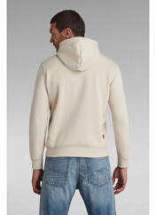 Sweat-shirt à capuche beige G STAR pour homme seconde vue