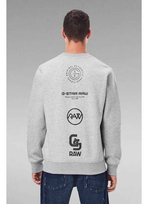 Sweat-shirt gris G STAR homme