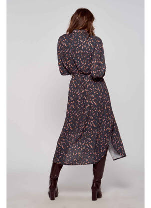 Robe longue bleu BELLITA femme