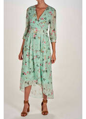 Robe longue vert BELLITA pour femme seconde vue