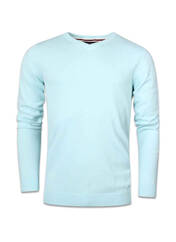 Pull bleu BRUCE & BUTLER  pour homme seconde vue