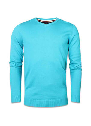 Pull bleu BRUCE & BUTLER  homme