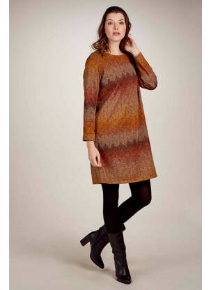 Robe courte orange BELLITA femme