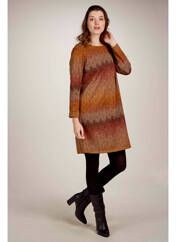 Robe courte orange BELLITA pour femme seconde vue