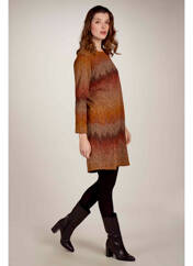 Robe courte orange BELLITA pour femme seconde vue