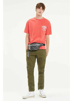 Pantalon chino vert TOMMY HILFIGER homme