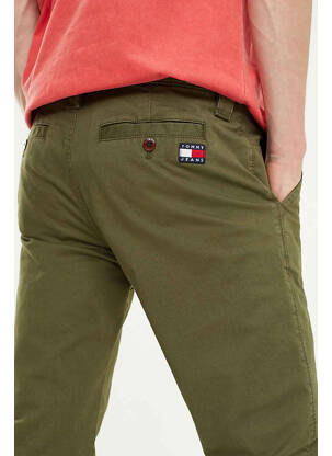 Pantalon chino vert TOMMY HILFIGER homme