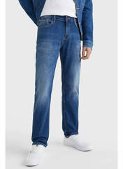 Jeans coupe droite bleu TOMMY HILFIGER pour homme seconde vue