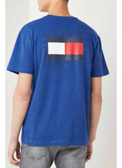 T-shirt bleu TOMMY HILFIGER pour homme seconde vue