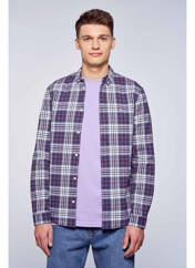 Chemise manches longues bleu TOMMY HILFIGER pour homme seconde vue