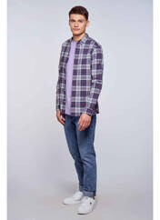 Chemise manches longues bleu TOMMY HILFIGER pour homme seconde vue