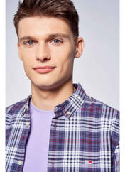 Chemise manches longues bleu TOMMY HILFIGER pour homme seconde vue