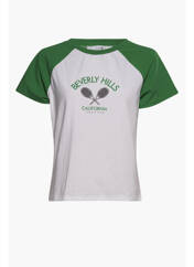 T-shirt vert HAILYS pour femme seconde vue