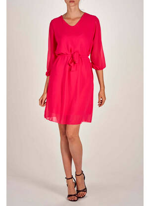 Robe longue rose BELLITA pour femme