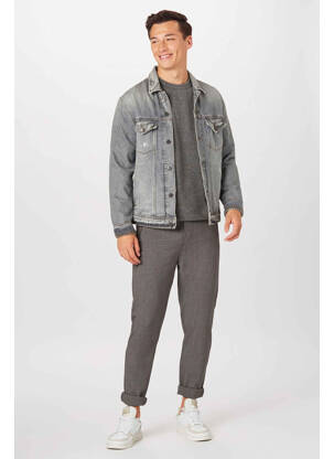 Pantalon slim gris DENIM PROJECT homme