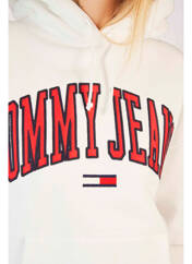 Sweat-shirt à capuche blanc TOMMY HILFIGER pour femme seconde vue