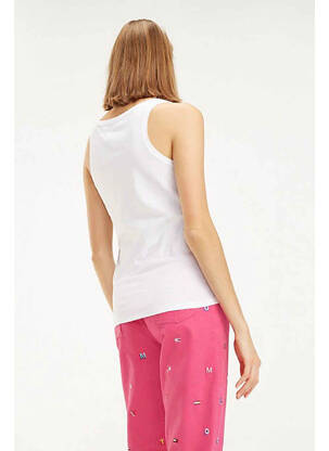 T-shirt blanc TOMMY HILFIGER femme