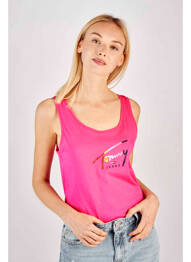 T-shirt rose TOMMY HILFIGER femme