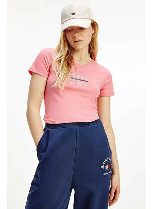 T-shirt rose TOMMY HILFIGER pour femme