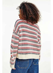 Pull col roulé blanc TOMMY HILFIGER pour femme seconde vue