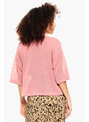 Gilet manches longues rose GARCIA pour femme seconde vue