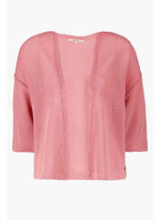 Gilet manches longues rose GARCIA pour femme seconde vue