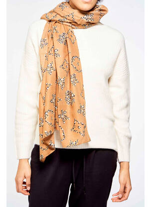 Foulard marron ZEB STYLE LAB  femme
