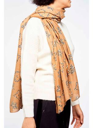 Foulard marron ZEB STYLE LAB  femme