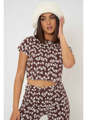 T-shirt marron DAISY STREET femme