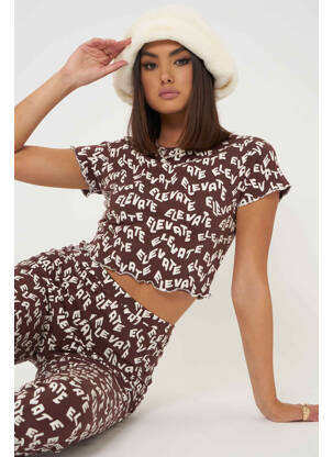 T-shirt marron DAISY STREET femme