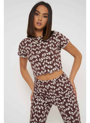 T-shirt marron DAISY STREET femme