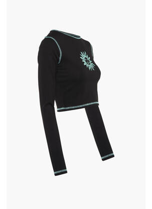T-shirt noir DAISY STREET femme