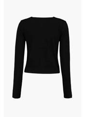 Gilet manches longues noir HAILYS pour femme seconde vue