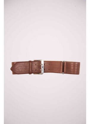 Ceinture marron DEUX. BY ELINE DE MUNCK pour femme