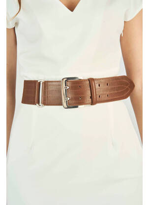 Ceinture marron DEUX. BY ELINE DE MUNCK femme