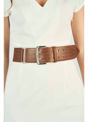 Ceinture marron DEUX. BY ELINE DE MUNCK pour femme seconde vue