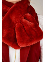 Col / Tour de cou rouge DEUX. BY ELINE DE MUNCK pour femme seconde vue