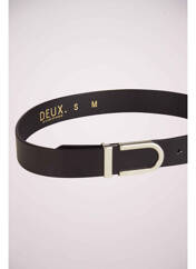 Ceinture noir DEUX. BY ELINE DE MUNCK pour femme seconde vue