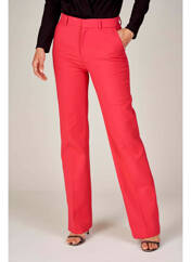 Pantalon droit rose DEUX. BY ELINE DE MUNCK pour femme seconde vue