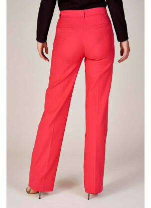 Pantalon droit rose DEUX. BY ELINE DE MUNCK femme