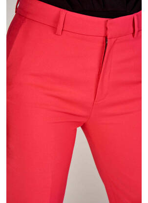 Pantalon droit rose DEUX. BY ELINE DE MUNCK femme