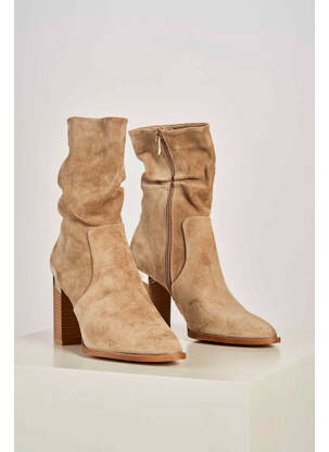 Bottines/Boots taupe DEUX. BY ELINE DE MUNCK femme