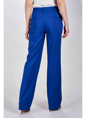 Pantalon droit bleu DEUX. BY ELINE DE MUNCK femme