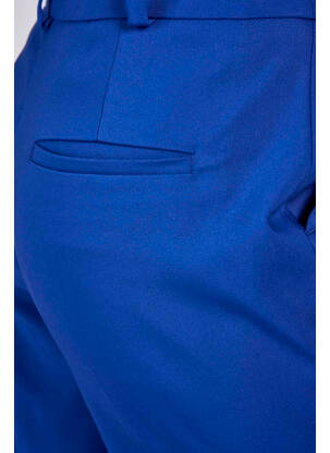 Pantalon droit bleu DEUX. BY ELINE DE MUNCK femme