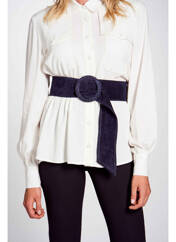 Ceinture noir DEUX. BY ELINE DE MUNCK pour femme seconde vue