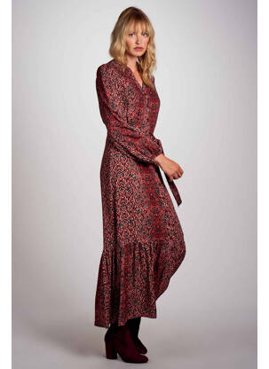 Robe longue rouge DEUX. BY ELINE DE MUNCK femme