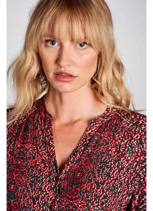 Robe longue rouge DEUX. BY ELINE DE MUNCK femme