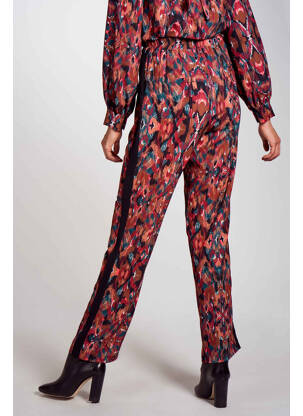 Pantalon droit rouge DEUX. BY ELINE DE MUNCK femme