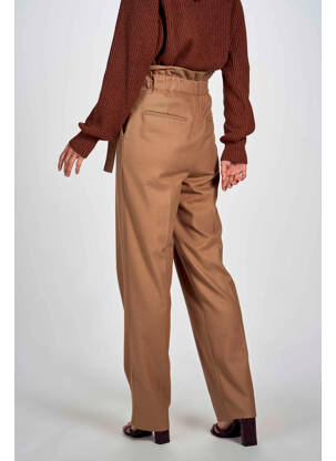 Pantalon chino marron DEUX. BY ELINE DE MUNCK femme